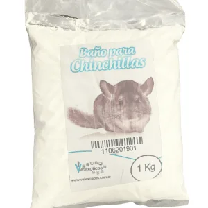 baño para chinchillas en polvo