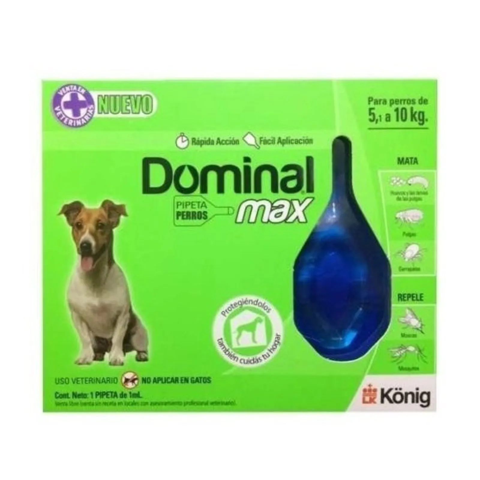 dominal max pipeta para perros de 5 a 10kg