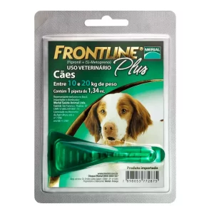 Pipeta Frontline Plus para perros 10kg a 20 kg