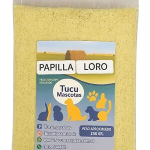 papilla alimentacion para loros