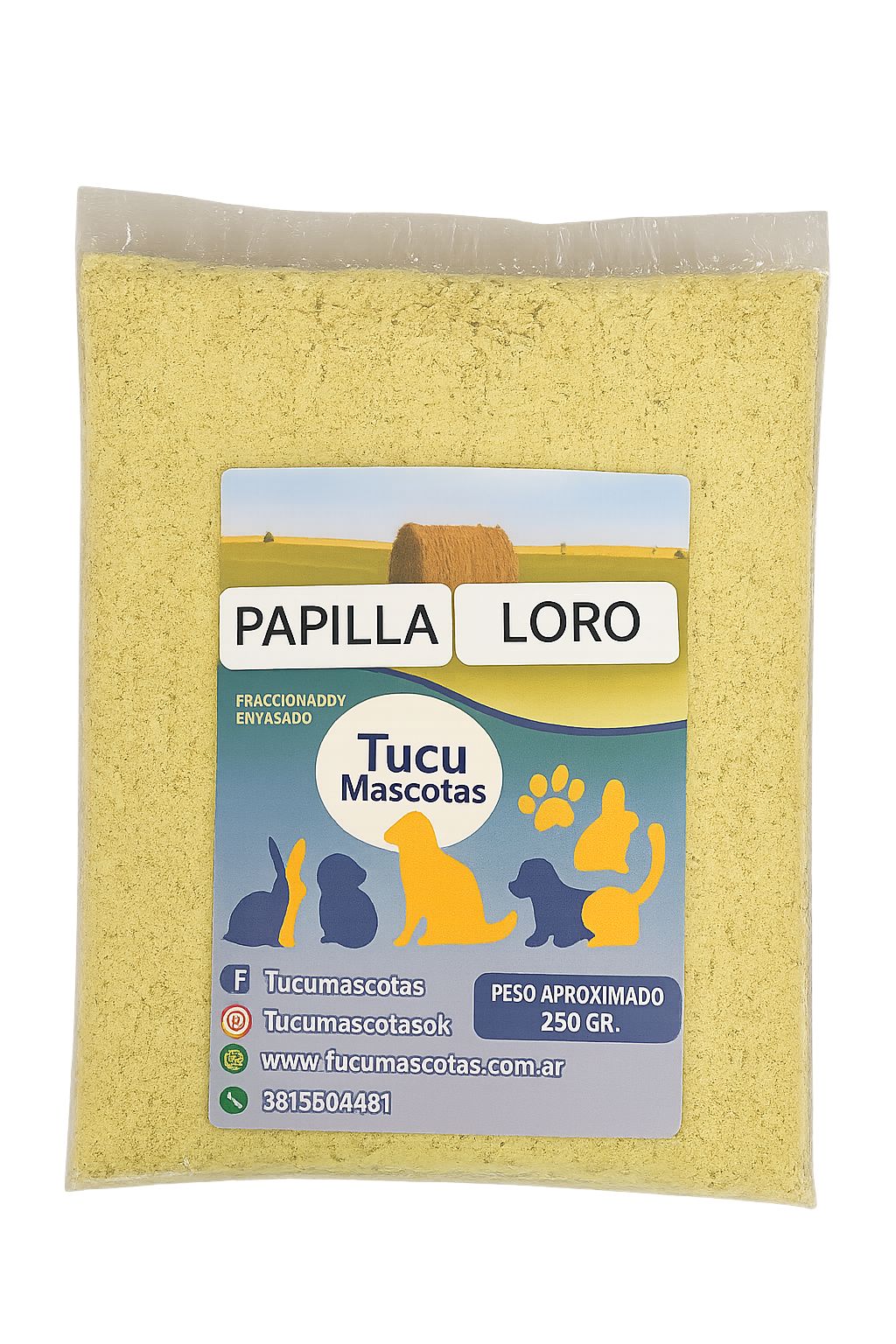 papilla alimentacion para loros