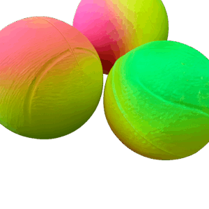 Pelota multicolor grande
