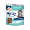 alimento humedo para gatos agility sabor merluza
