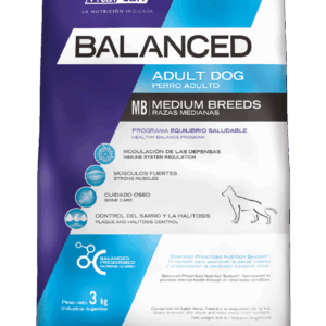 alimento balanceado para perros adultos mordida mediana balanced