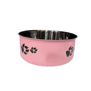 comedero de acero pintado para perros para su alimentacion