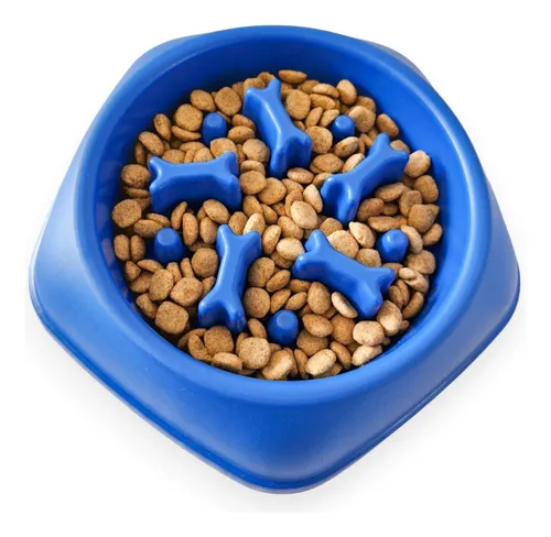 comedero come lento de plastico para perros