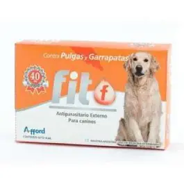 antiparasitario para perro hasta 40kg