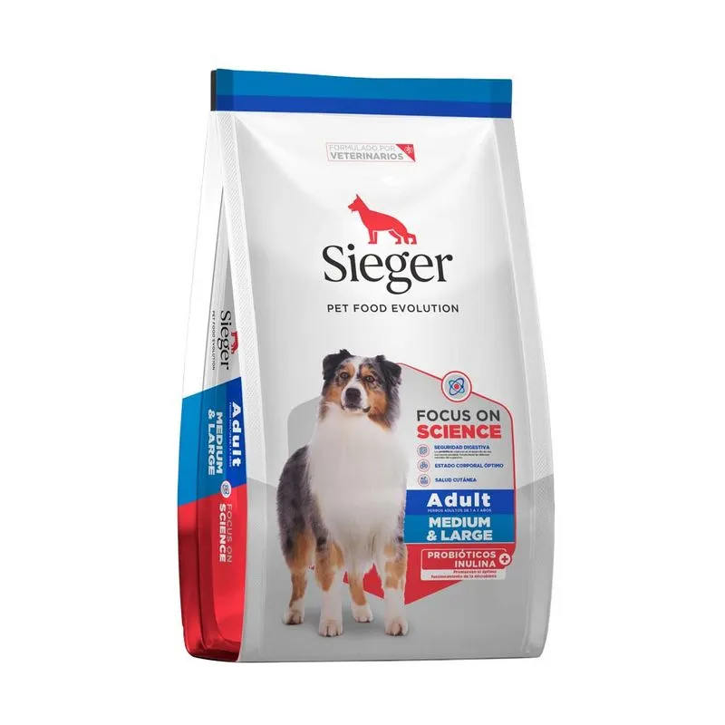 Alimento Sieger Perro Adulto MM 15kg